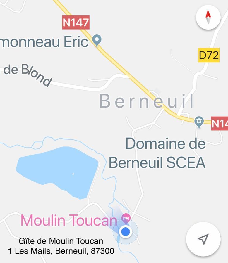 Gite Du Moulin Toucan Berneuil  Екстер'єр фото